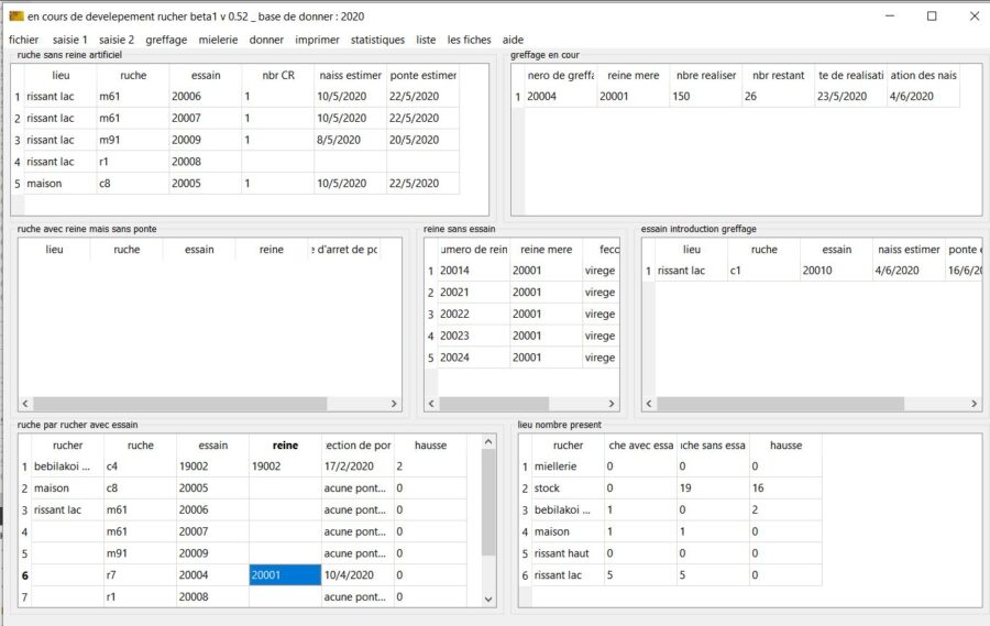 le Rucher et son serveur v0.61